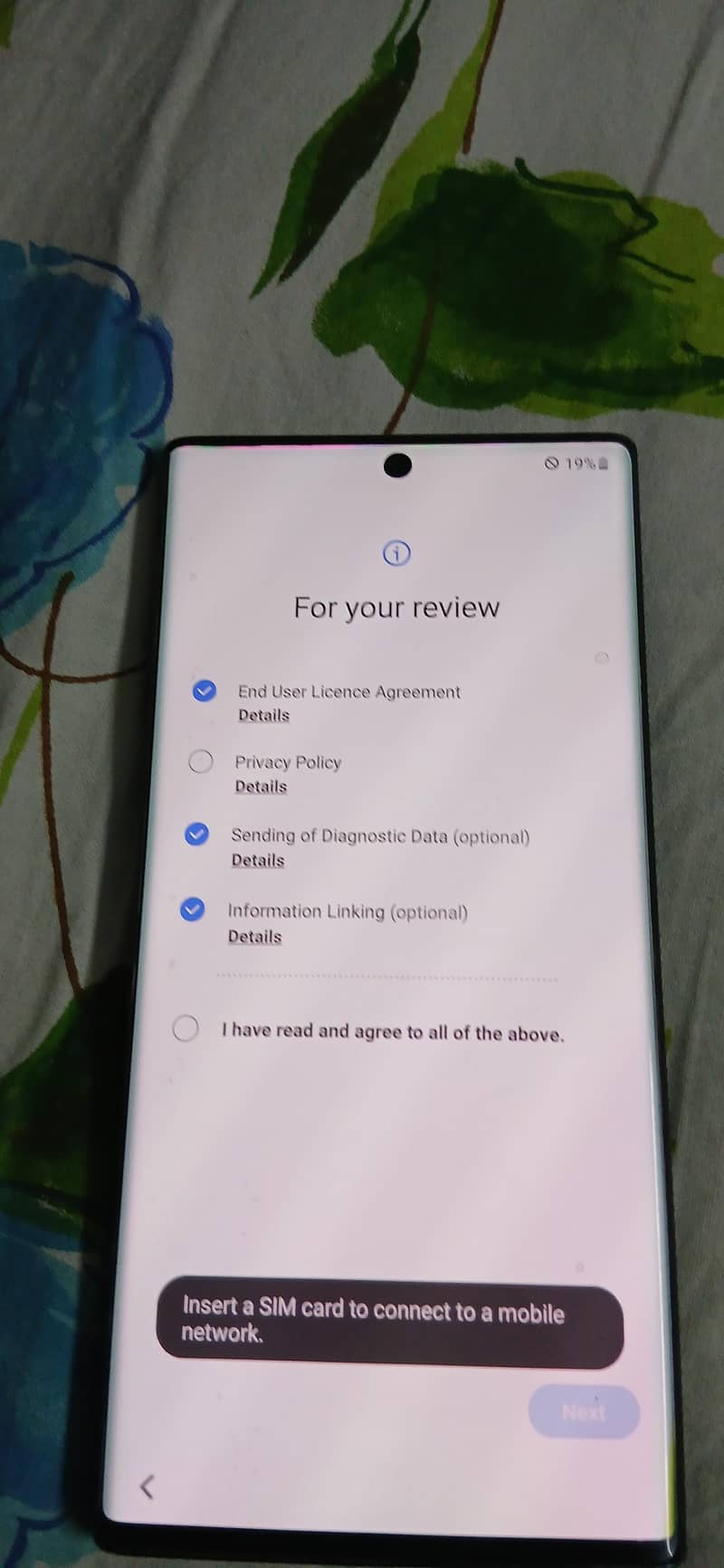 Samsung Mobile Note 10 Plus 12 256 9
