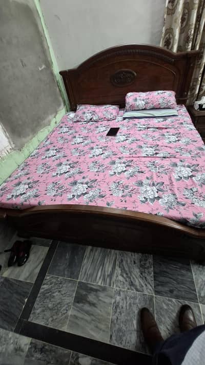 Wooden Double Bed