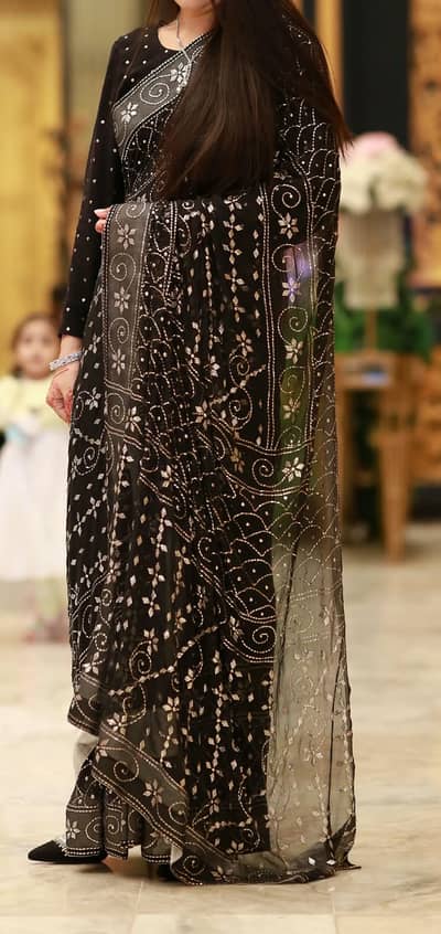 Original silver Mukesh | Pure Bhawalpur work | sari