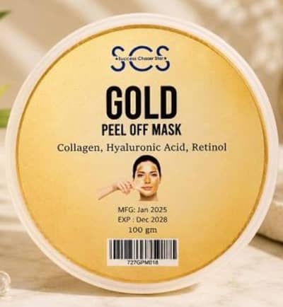 SCS Premium Gold Face Mask - Get Instant Parlor Glow at Home!