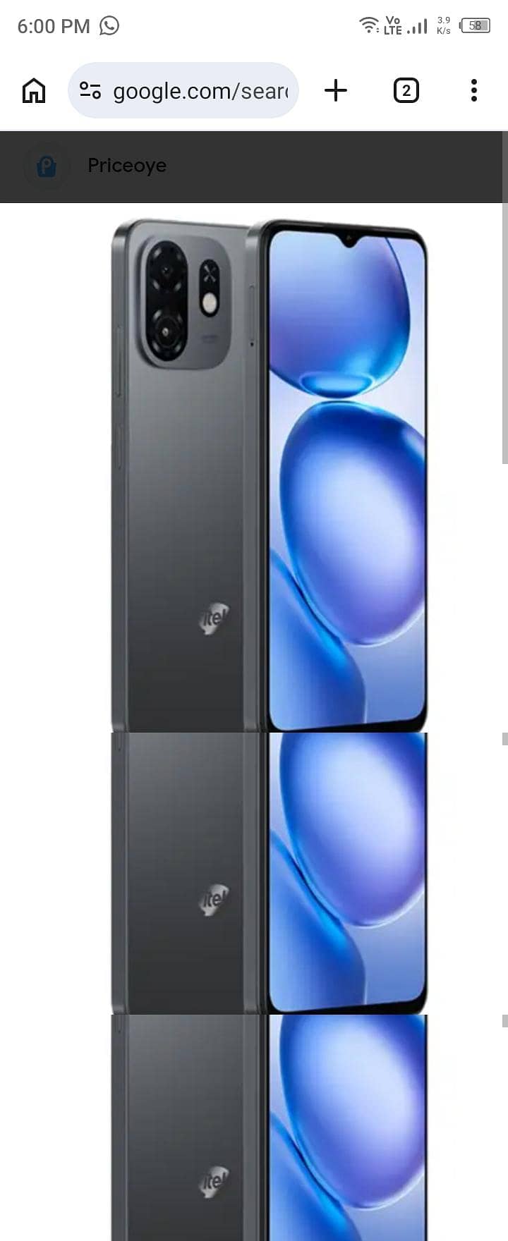 Itel A100c 0