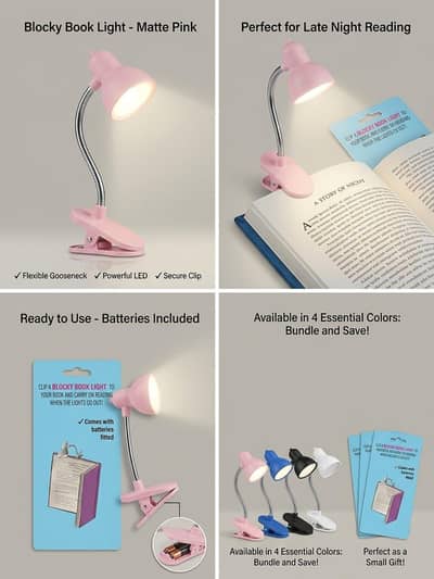 Mini Clip-On LED Book Light Best Quality