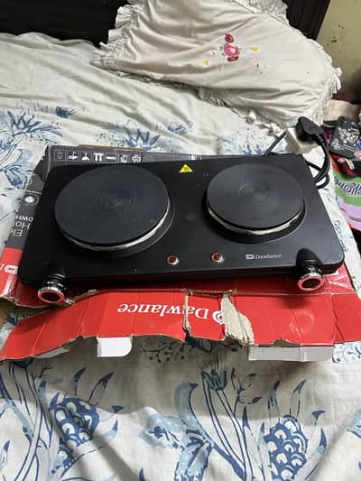 Electric Hot plate Dawlance (DWHP) modle 2 Years Warnte