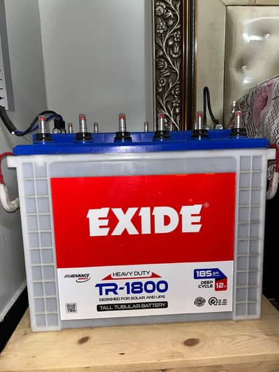 Exide 185Ah Tubular Battery – Excellent Condition