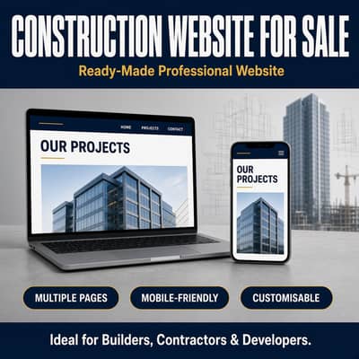 Construction website available