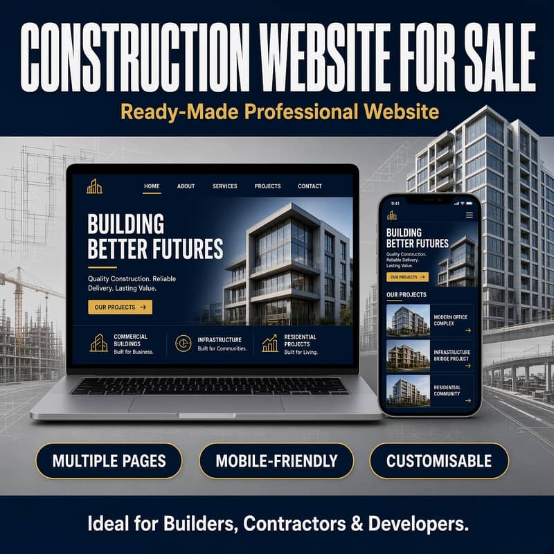 Construction website available 1