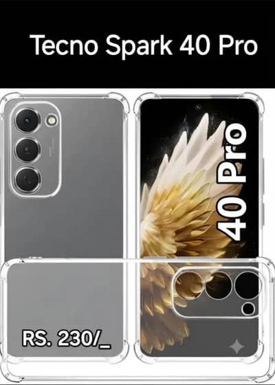 Tecno Spark 40 Pro Back Cases