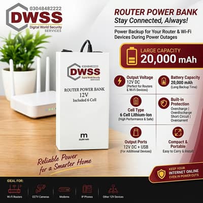 Power bank for wifi router / Rechargeable Battery Power Bank / Router