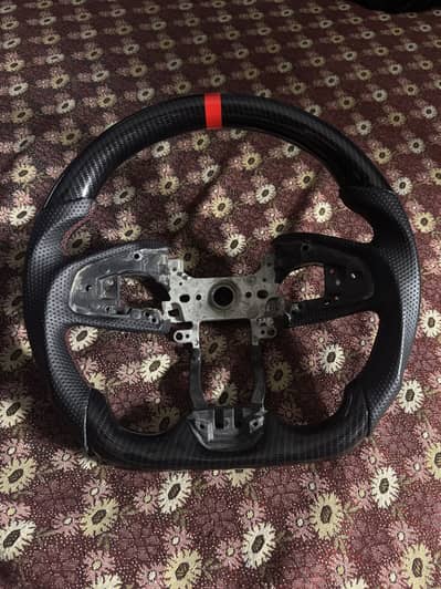 Carbon fiber steering for civic X