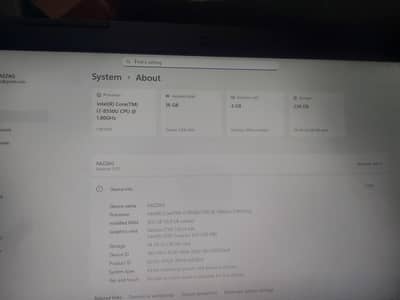 Dell Laptop Inspiron 5570 – 16GB RAM, 256GB SSD, 10/10 Condition
