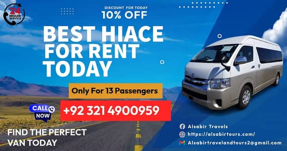 Grand Cabin Hire, Tour Transport Service, Northern Areas Tour Services