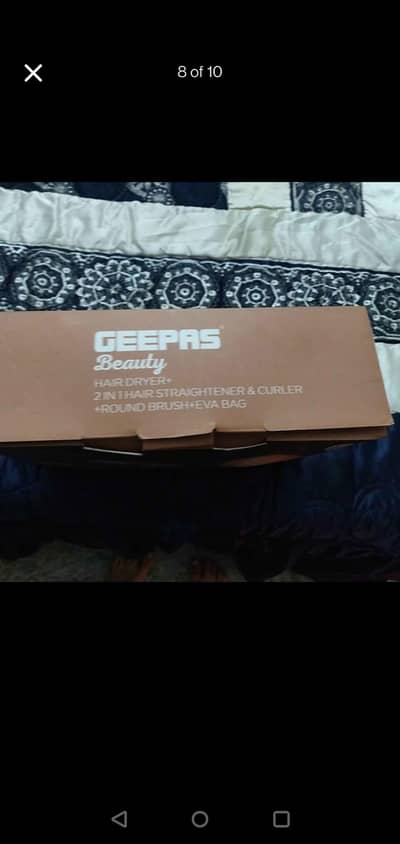 totally new GEEPAS orignal straightner and dryer set