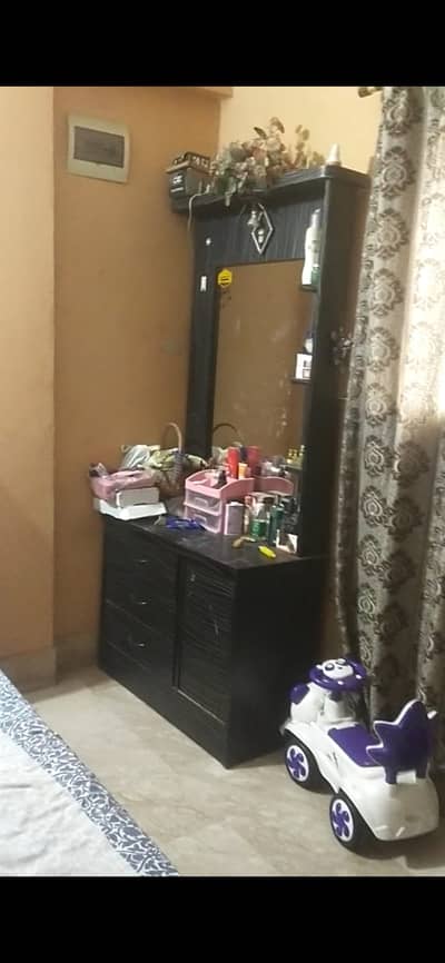 Bed and dresser