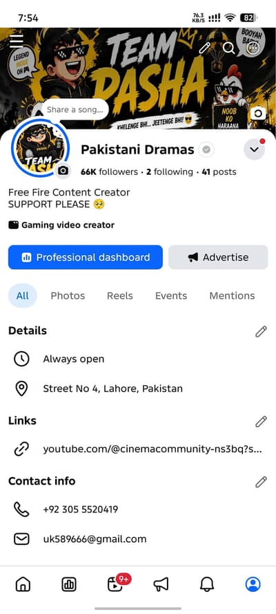 Facebook page For Sale only 15k