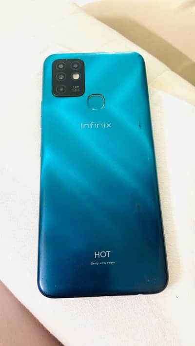Infinix hot 10 blue color-fully working