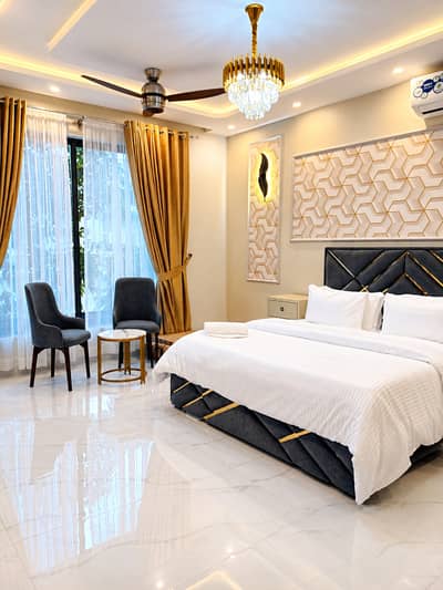 Fully Furnished Room for Rent in Top City Per day Rent 6000
