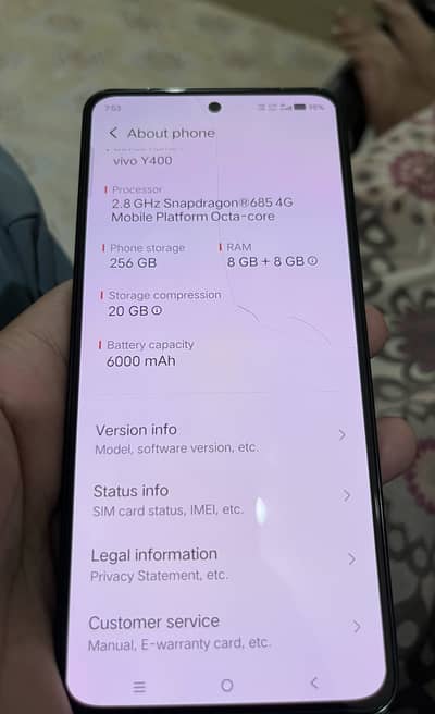 Vivo Y400
