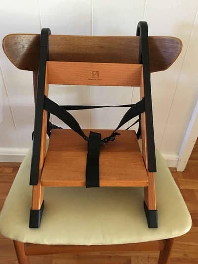 Stokke Handysitt Company Booster Seat (Baby Chair) Beechwood and Steel