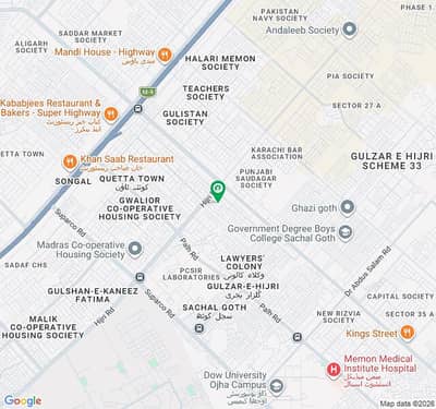Plot Available For Sale In Inchouli Socitey Scheme 33 Karachi