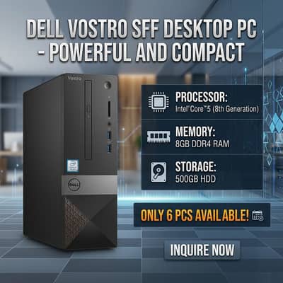 Dell Vostro Core i5 8th Gen, 8GB RAM, 500GB HDD