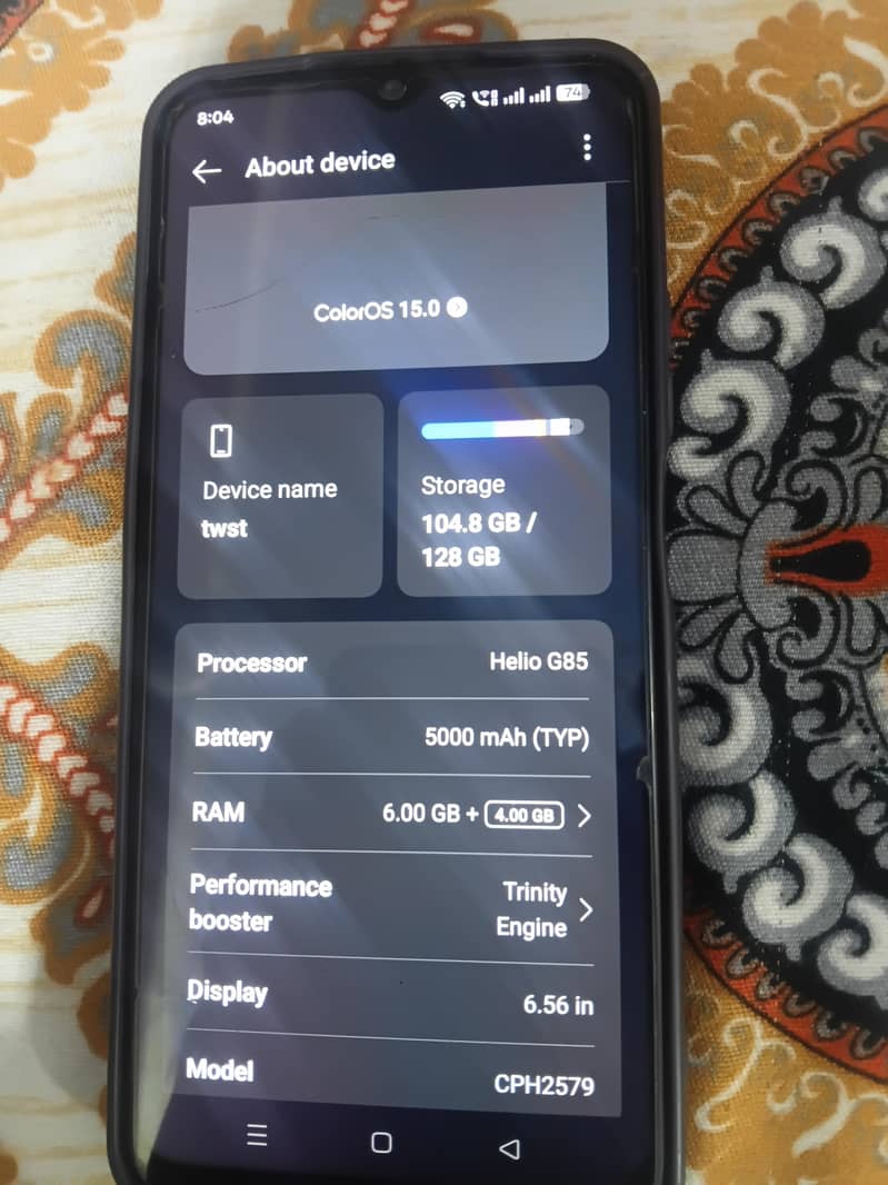 OPPO A38 0