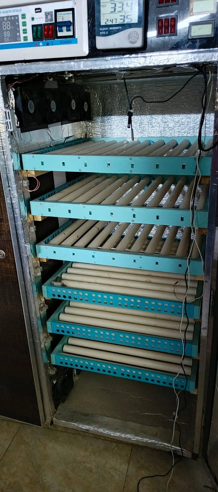600 Eggs Fully Automatic Incubator Machine - 97% Hatching Result 12