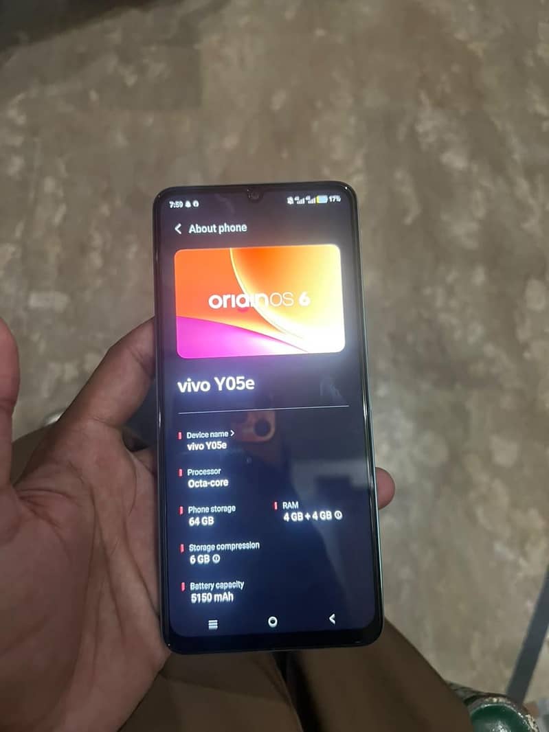 Vivo Y05 e 5