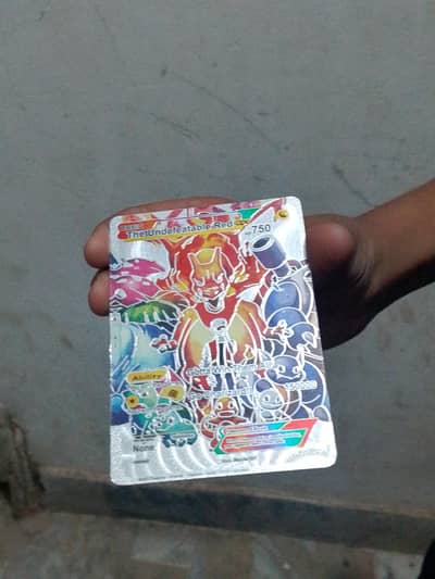 Rare Pokemon card (silver) ultra rare