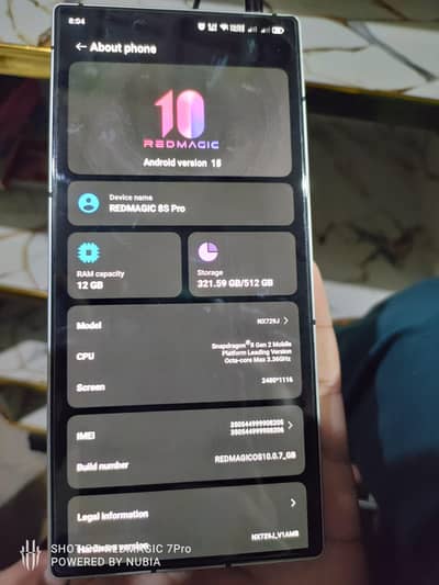 Zte nubia RedMagic 8s Pro