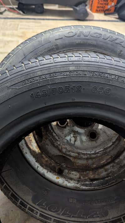 tyre size 145/70R12 and 155/70R12