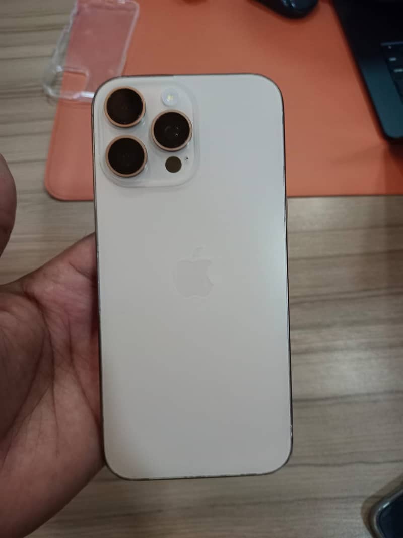 Apple iPhone 16 Pro Max White Titanium PTA Approved | Original 1