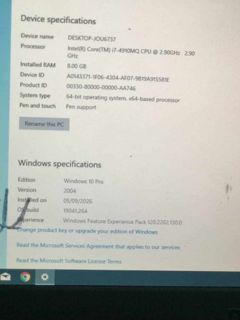 Dell core i4 7th generation 2