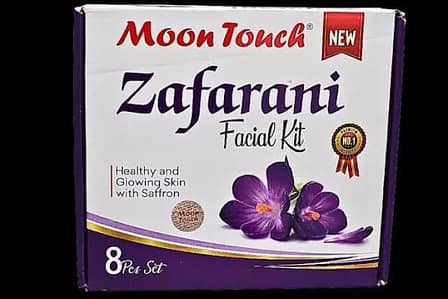 Moon Touch Zafarani Facial Kit 8 Pcs Original - Box Pack - 4000