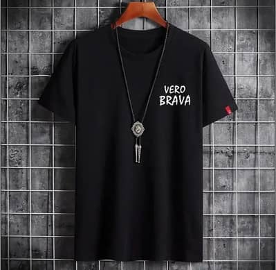 1 Pc Men's Cotton Printed T-Shirt