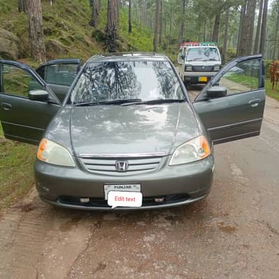 Honda Civic 2002 Automatic | Sunroof | Full Option | Grey Colour