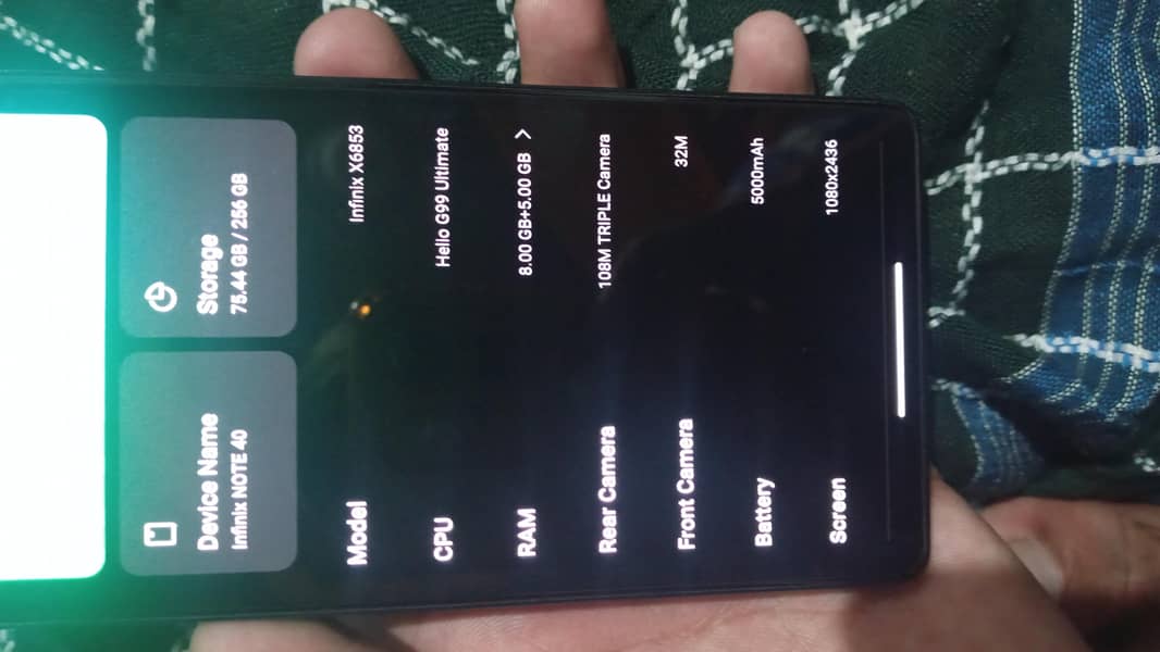 Infinix Note 40 7