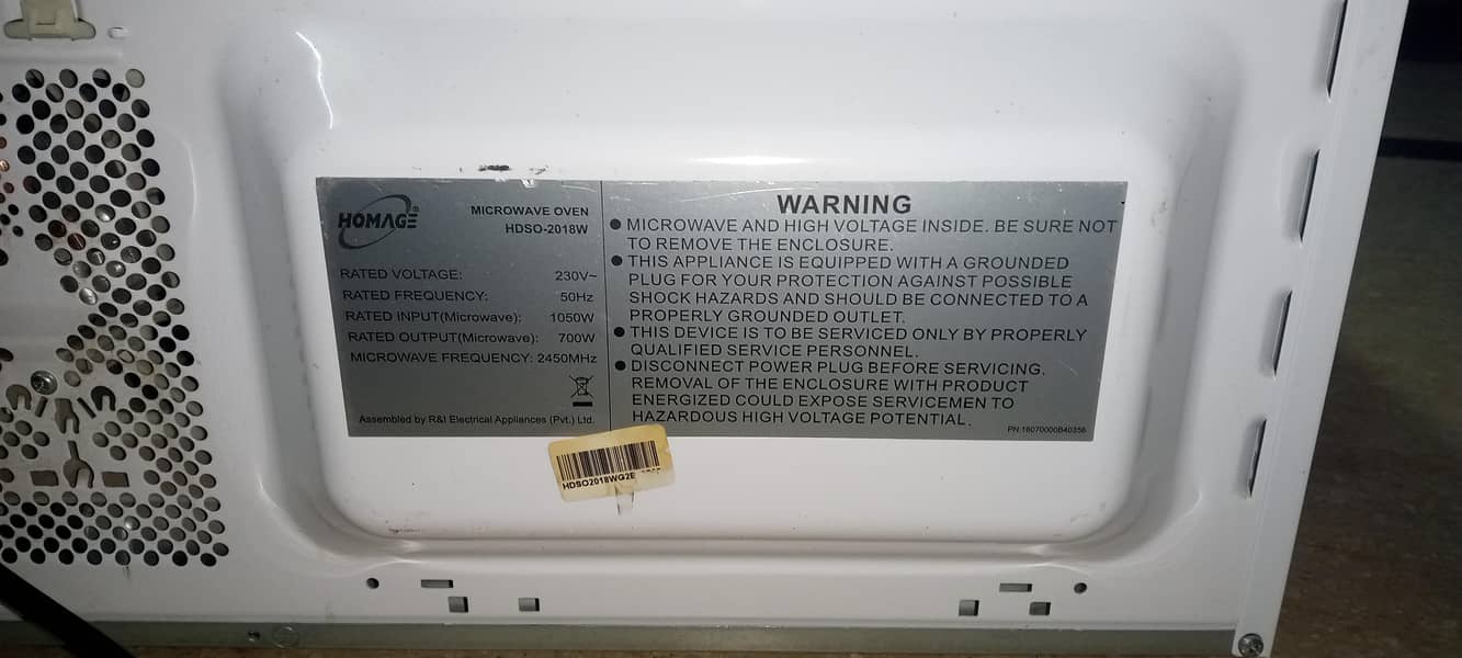 Microwave oven 2