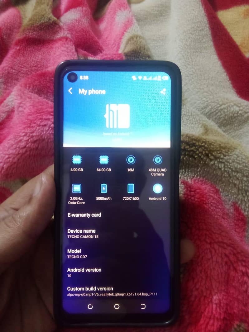 Tecno CAMON 15 0