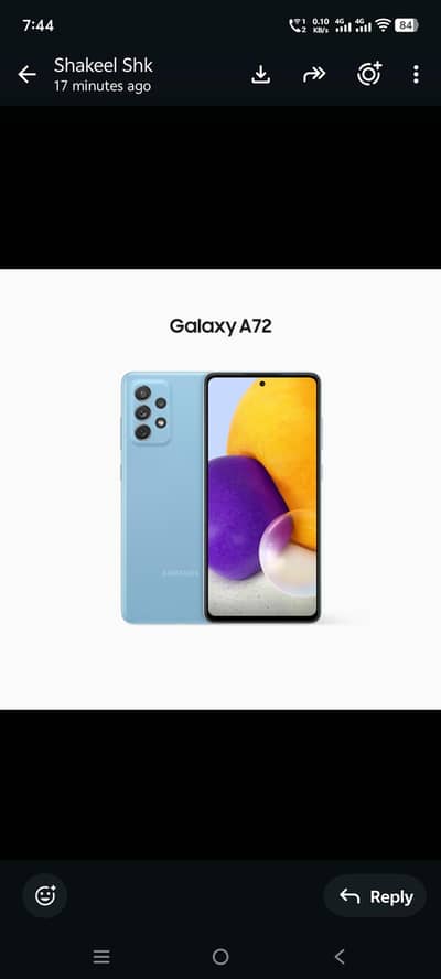 Samsung Mobile A72