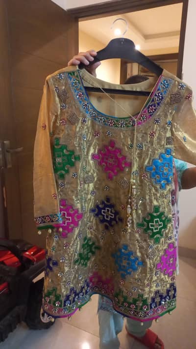 Mehndi bridal dress