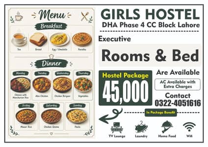 girls hostel rooms available  with mass. ye tv lounge ki real pic hy
