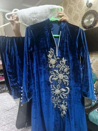 velvet kam wala dress