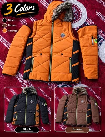 Men's Winter Fur Collar Warm Bomber Puffer Jacket | 6 Colors -
