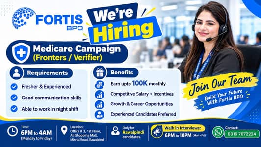 Call Center Hiring open on misrial road for everyone join us now
