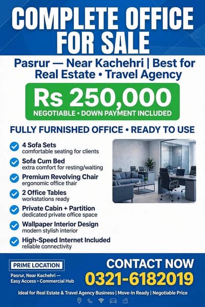 Ready office forsale