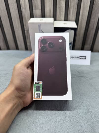 Apple iPhone 18 Pro G-NEXT | 256GB | PTA Approved | Burgundy | Apple