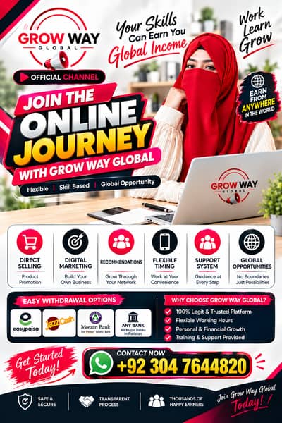 Male and Female staff required | Urgent Hiring | Online Jobs