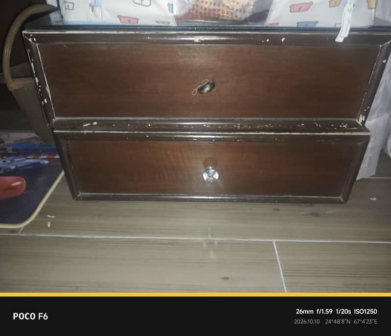 Solid Wood Low Bed 1