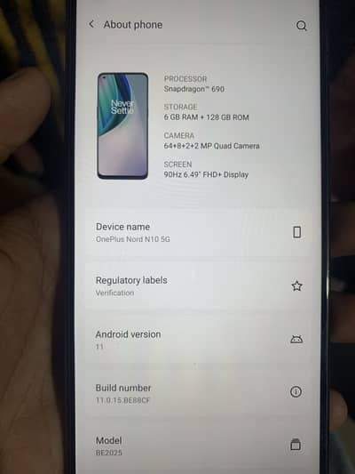 One Plus Nord N10