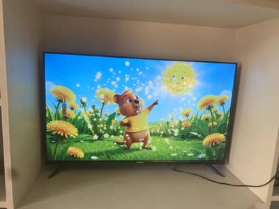 I zone Led 43” with box and warranty some days used android